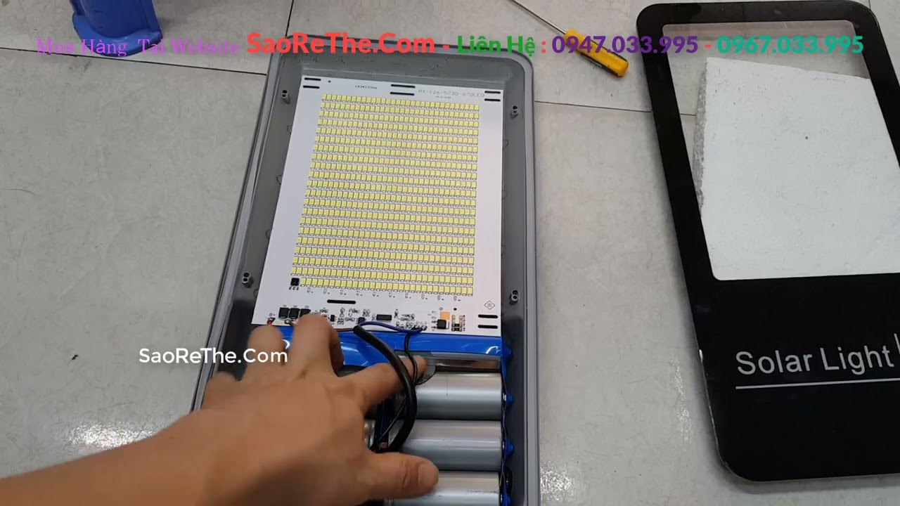 Đèn năng Lượng Mặt Trời - Có Gì Bên Trong mà Sáng Thế