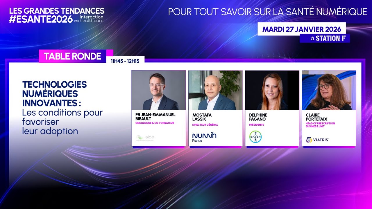 #ESANTE26 Technologies numériques innovantes : les conditions pour favoriser leur adoption
