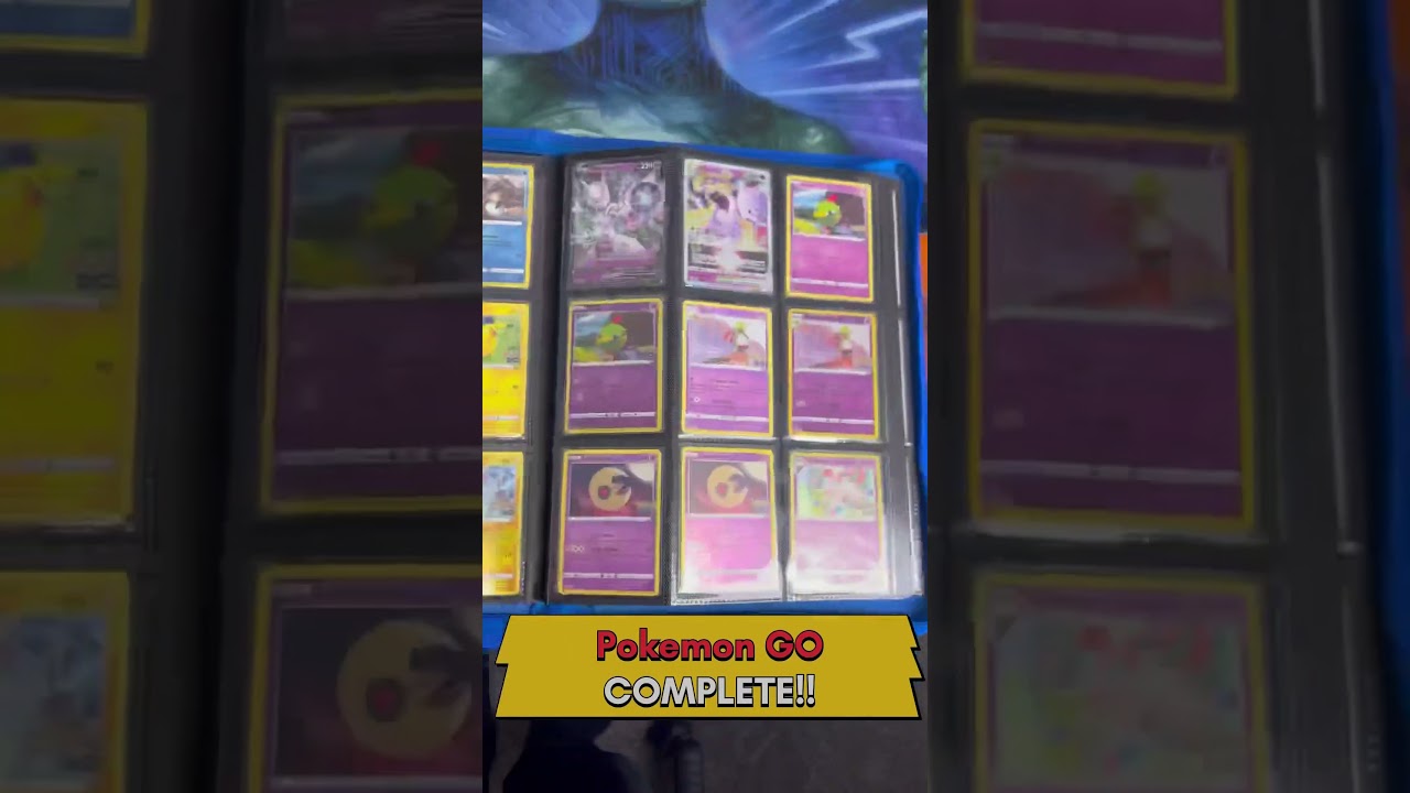 Pok&eacute;mon GO Master Set COMPLETE #pokemon #shorts #pokemongo #masterset #complete #pokemontcg #tcg
