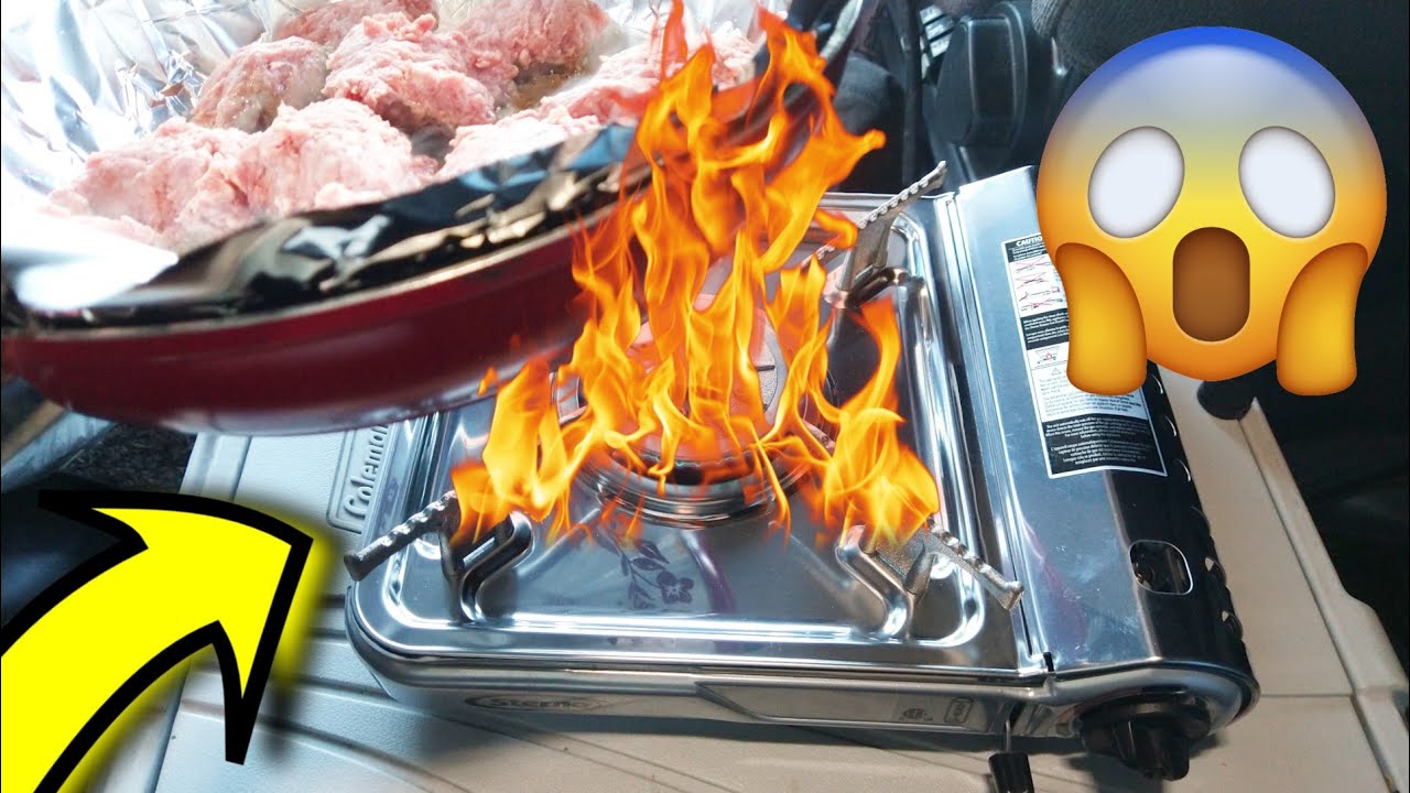 Cooking with Gas in a Semi Truck 🚒😧💥🔥Sterno Butane review