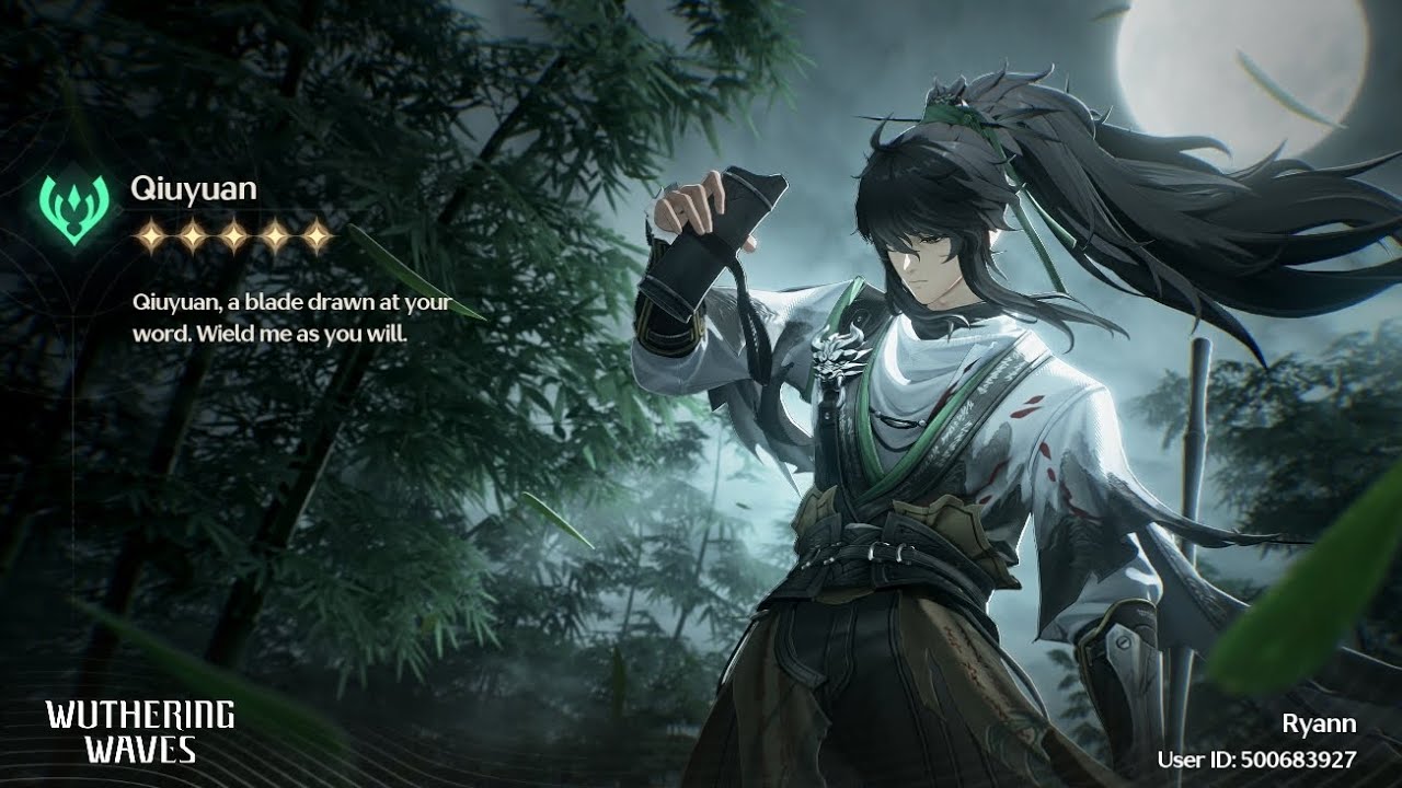 Pulling for Qiuyuan 0 Minute after his release | wuthering waves v2.7