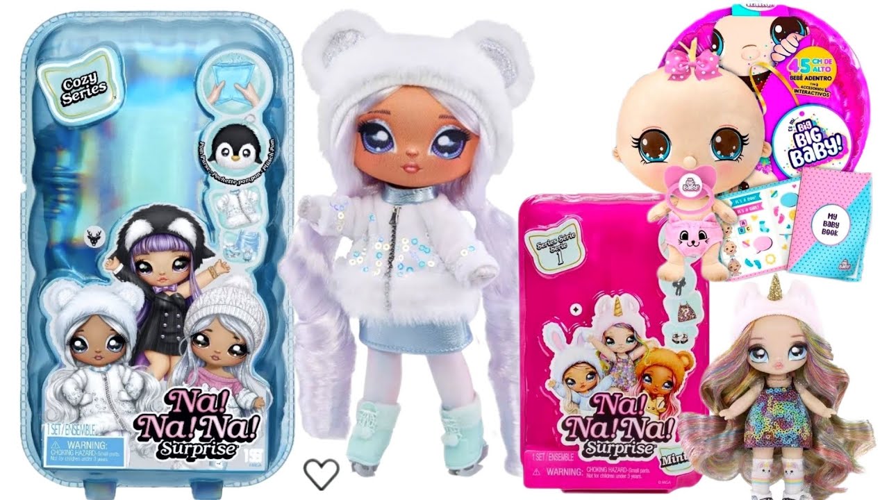 ASMR | UNBOXING NA! NA! NA! SURPRISE | BIG BIG BABY | I love these dolls 💓