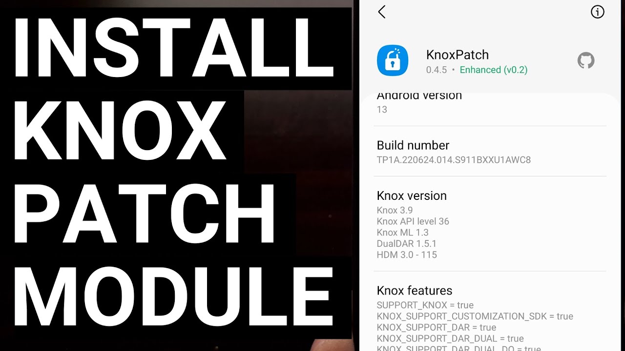 KnoxPatch Fixes Samsung Health, Secure Folder, Secure WiFi, Samsung Flow & more on Rooted Devices
