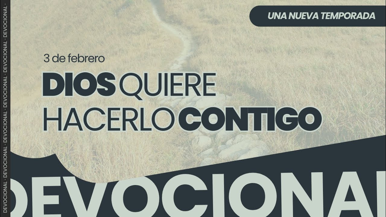 DEVOCIONAL UNA NUEVA TEMPORADA / 