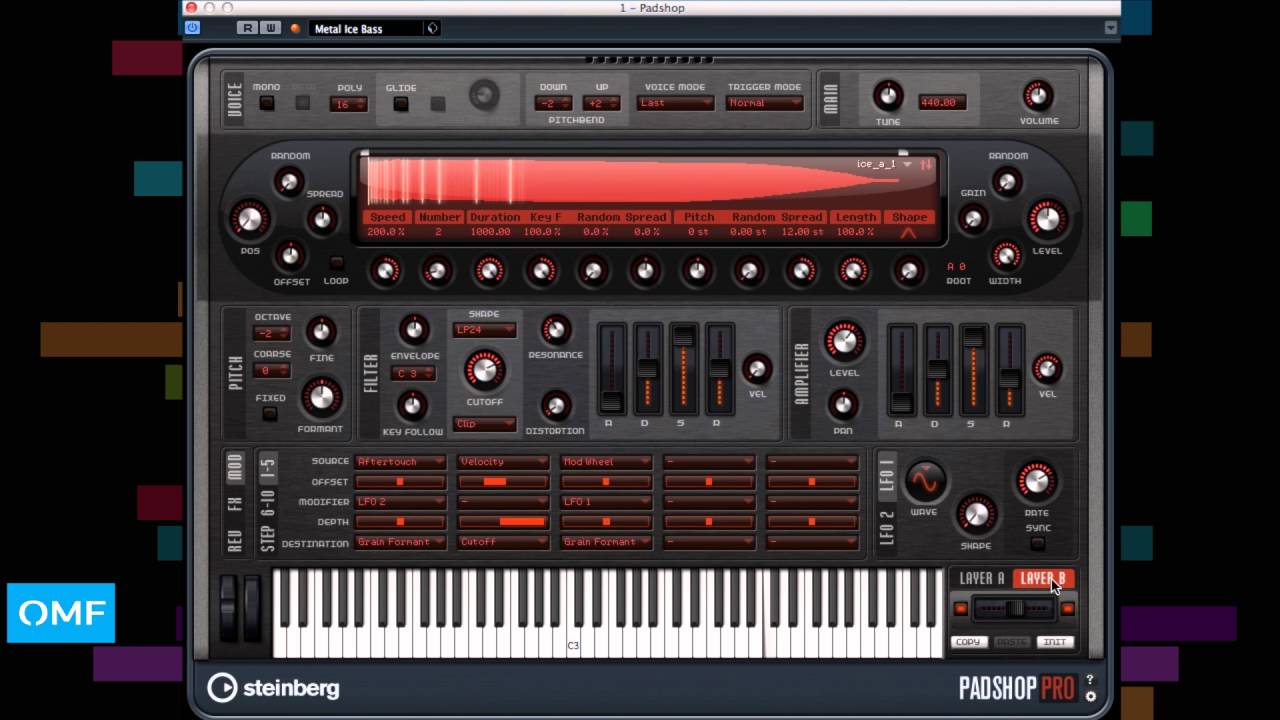 Granular Bass Guitar - 3 Bass Presets 示範