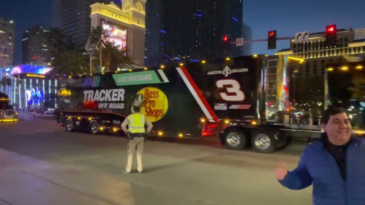 NASCAR takes over the strip with hauler Parade March 2nd!