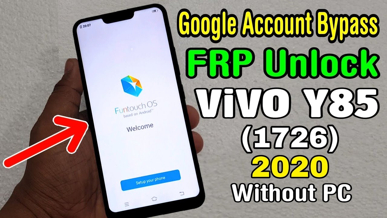 ViVO Y85 (1726) FRP Unlock/ Google Account Bypass 2020 || ANDROID 8.1.0 (Without PC)