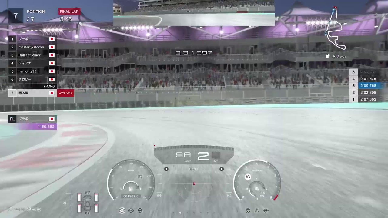 2025.12.27　GT7　オールスター戦開催　マニュ契約車使用。未契約者は得意なクルマで。