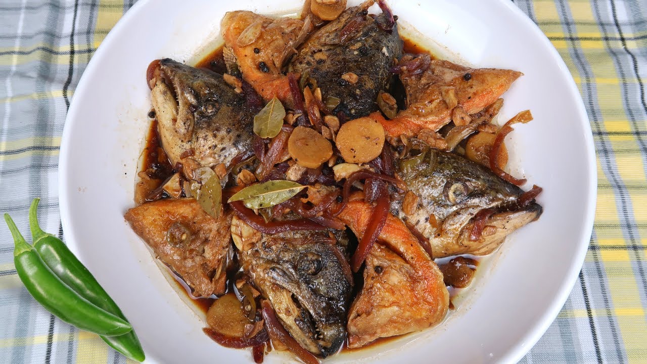 ADOBONG ULO NG SALMON | FISH ADOBO | LUTONG BAHAY