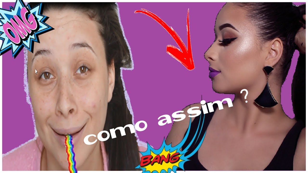 O PODER DA MAQUIAGEM -make ousada &hearts;