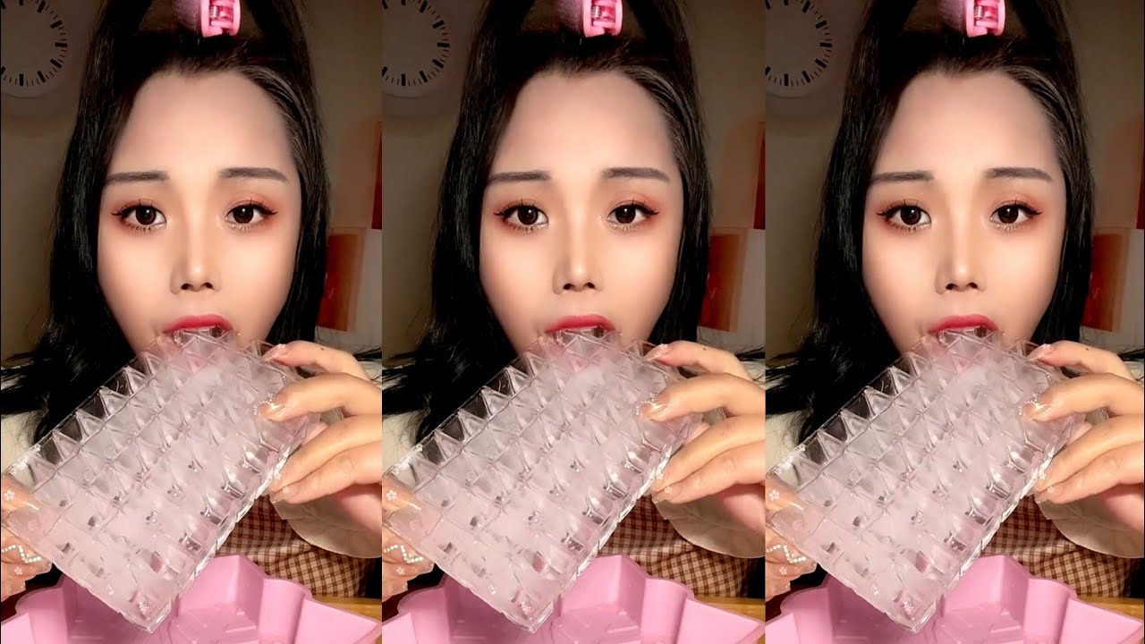 HARD ICE EATING / ICE CUBE EATING