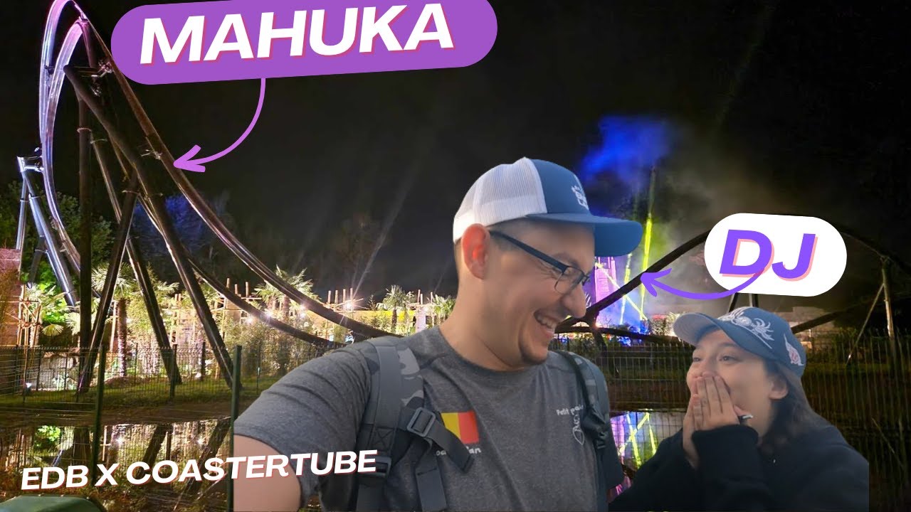 VLOG SOIREE PRIVÉE (edb x coastertube) WALIBI RHÔNE-ALPES OUVERTURE MAHUKA !