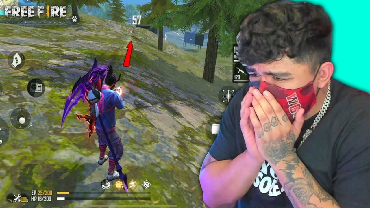 DECIDI IR A ENFRENTARME A ESTE JUGADOR PERO NO ESPERABA ALGO ASI!! FREE FIRE