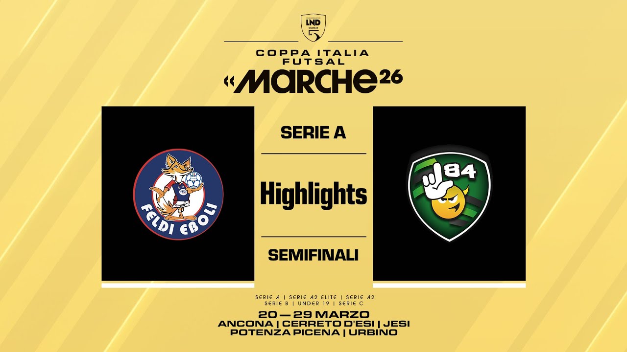 Feldi Eboli-L84 Torino 9-8 d.t.r. | Gol e highlights | Coppa Italia Serie A 2025/2026 | Semifinali