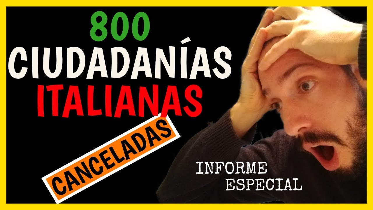 800 Ciudadanías Italianas Canceladas en Italia 😱 - Informe Especial