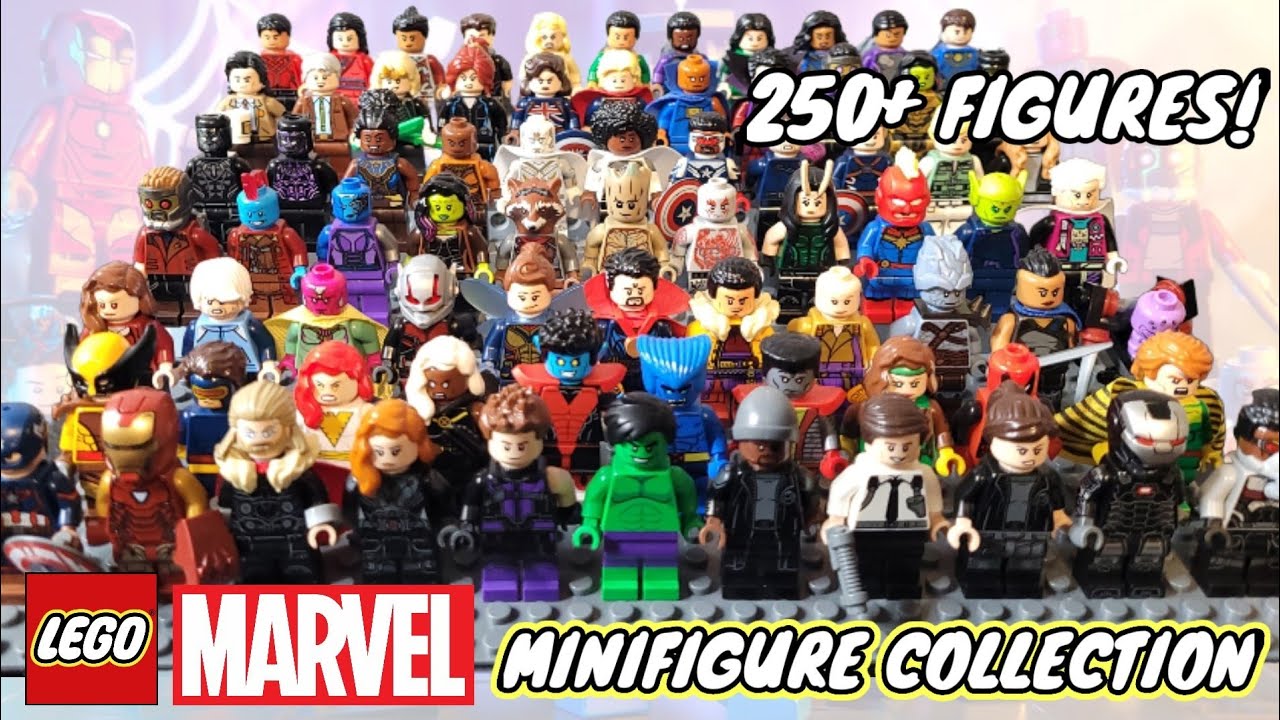 My Custom LEGO Marvel Minifigure Collection - 250 Minifig Update!