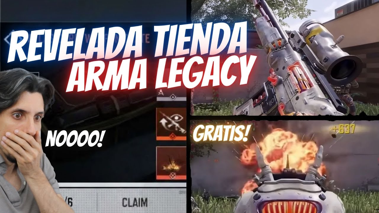 REVELADA TIENDA de ARMA GRATIS de LEGACY por RANQUEADO | COD Mobile | Rido