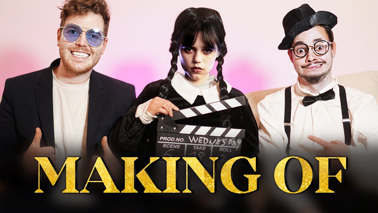 Making Of WEDNESDAY ADDAMS DANCE Song Disstrack (Hinter den Kulissen) VIDEODREH WASWIR Outtakes