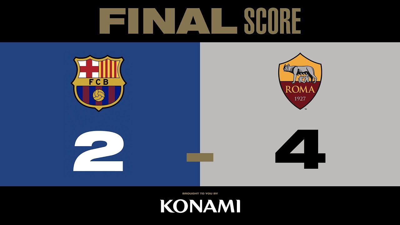 HIGHLIGHTS: FC Barcelona 2 - 4 AS Roma, International Champions Cup 2018