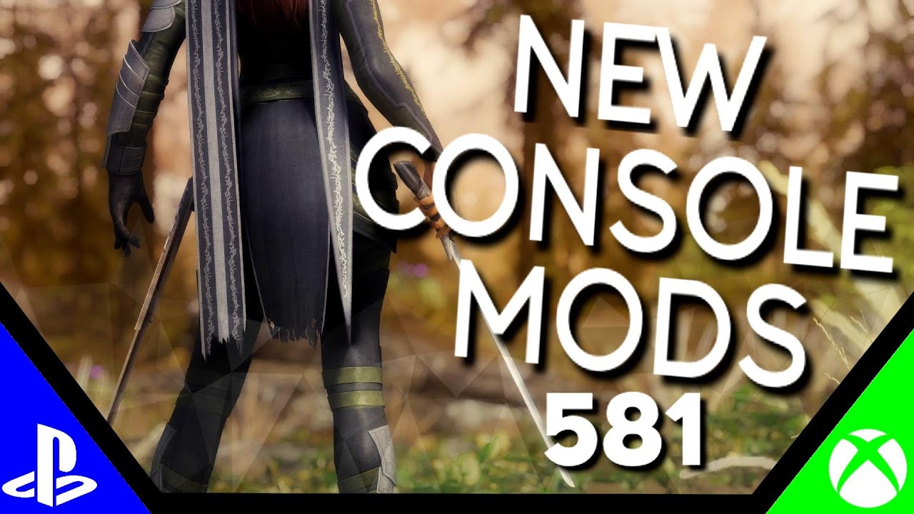 Skyrim Special Edition: ▶️5 BRAND NEW CONSOLE MODS◀️ #581 (PS4/XB1)