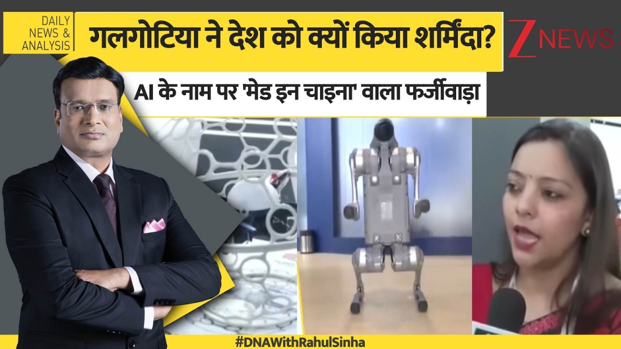 DNA: देश को बदनाम करने वाली मैडम का AI मॉडल। Made in China। Zee News