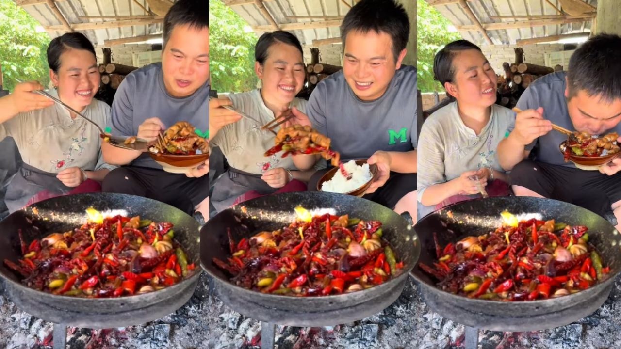 Chồng tôi đi làm nhiều nên tôi đã nấu cho anh ấy một bữa ăn ngon.