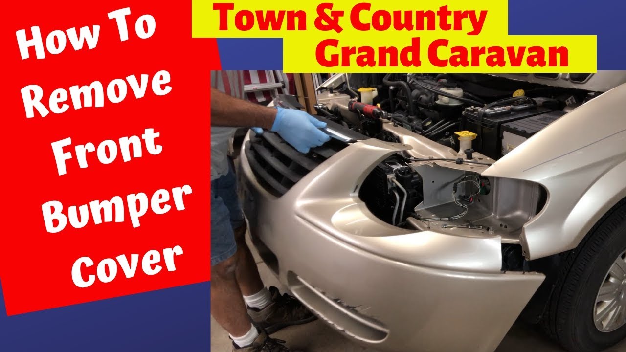 Снятие переднего бампера Grand Caravan / Town & Country