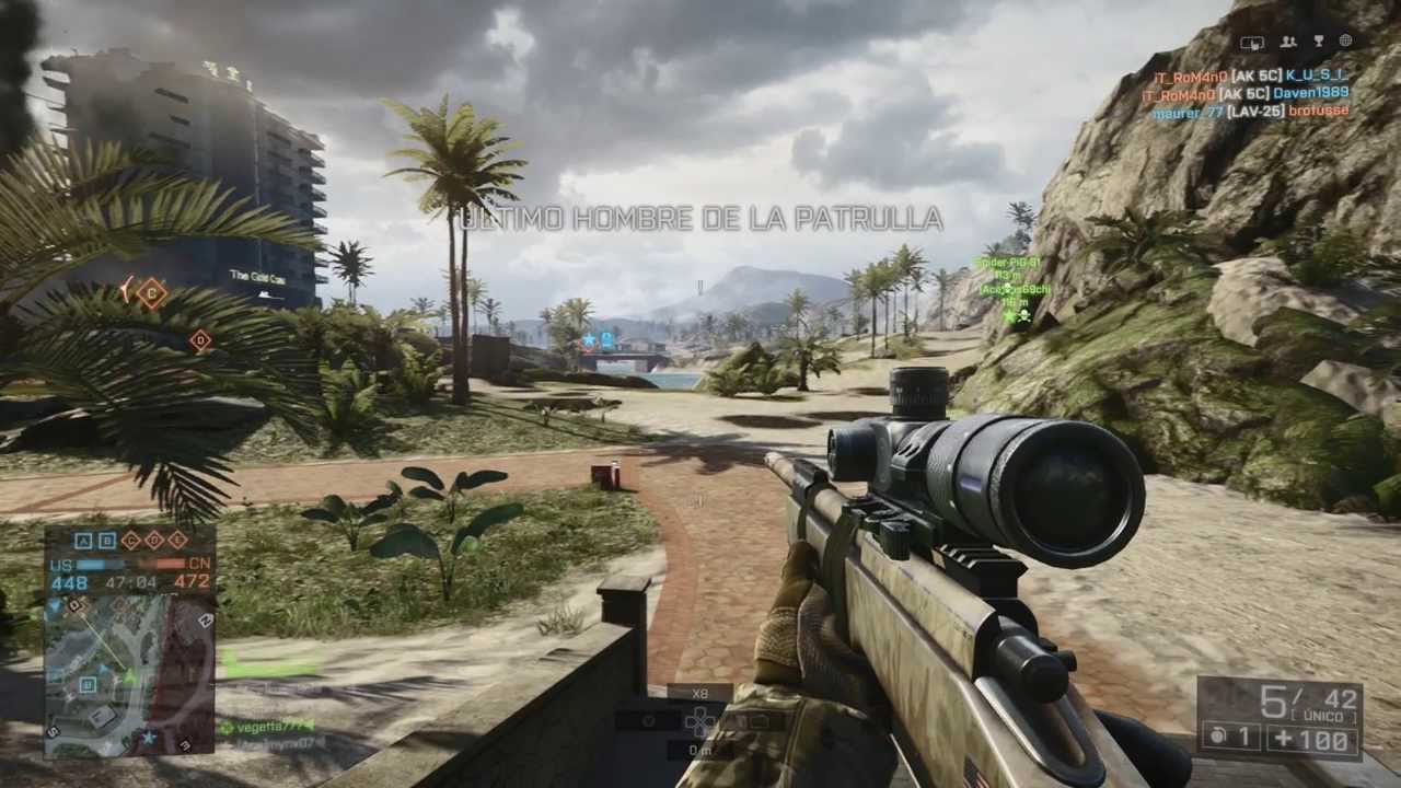 BATTLEFIELD 4: FRANCOTIRADOR CONQUISTADOR