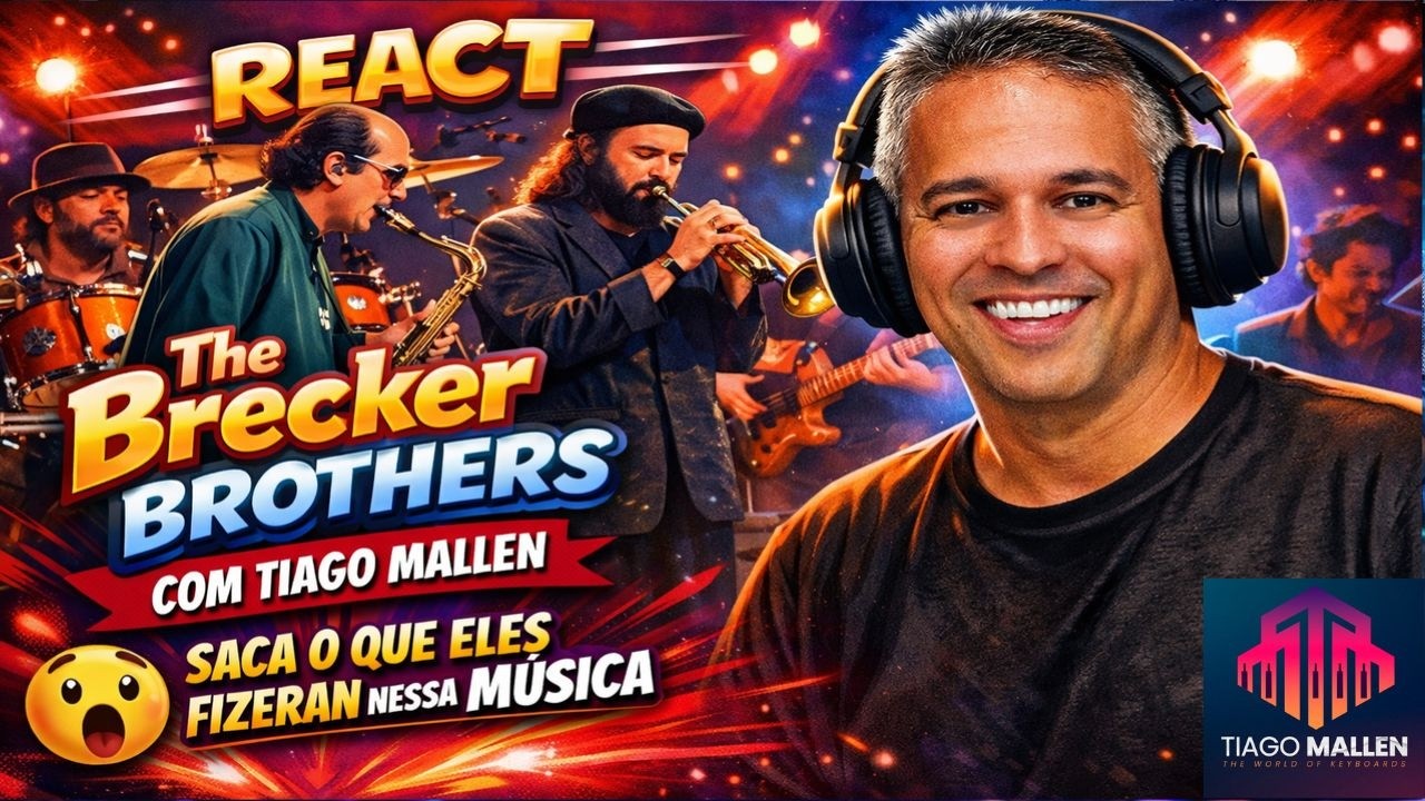 OLHA O QUE ELES FIZERAM NA MUSICA.React com Tiago Mallen - THE BRECKER BROTHERS LIVE IN BARCELONA.