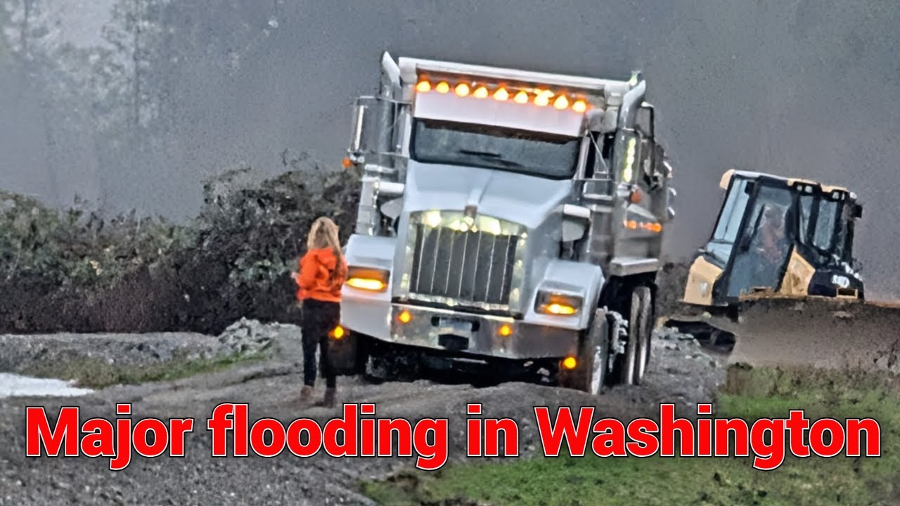 Major FLOODING in Washington State. Watch This Truck Tackle the Impossible!