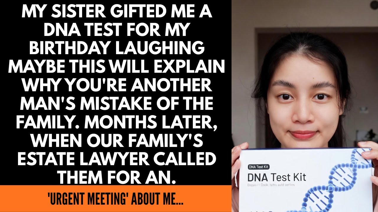 MY SISTER GIFTED ME A DNA TEST FOR MY BIRTHDAY LAUGHING MAYBE THIS WILL EXPLAIN WHY YOU'RE ANOTHER