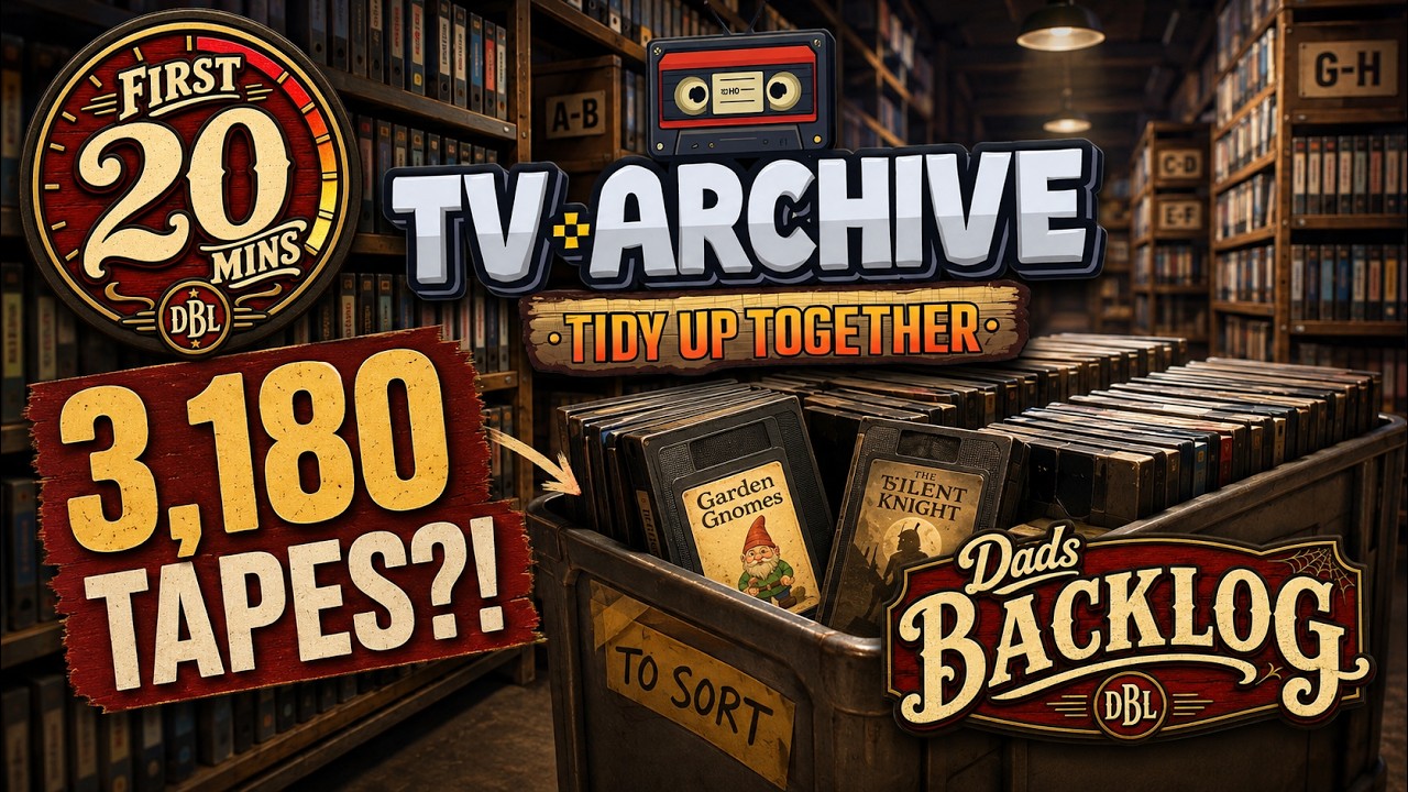 TV Archive: Tidy Up Together | First 20 Minutes &ndash; Can We Organize 3,180 VHS Tapes?!