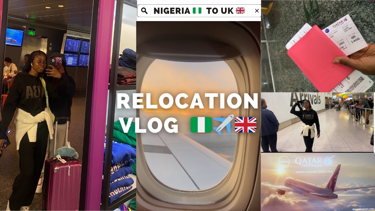 RELOCATION VLOG| LEAVING NIGERIA 🇳🇬 TO THE UK 🇬🇧 | QATAR AIRWAYS| SLEEPOVER | PREP & TRAVEL WITH ME