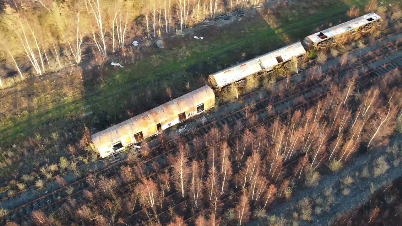 Abandoned  Train carriages left to Rot