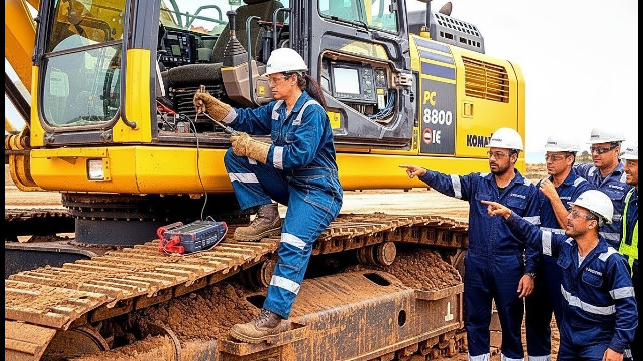 🚜 „DACĂ INGINERUL A GREȘIT, NU MAI E NIMIC DE FĂCUT” — AU RÂS… PÂNĂ CÂND EA A GĂSIT GREȘEALA...