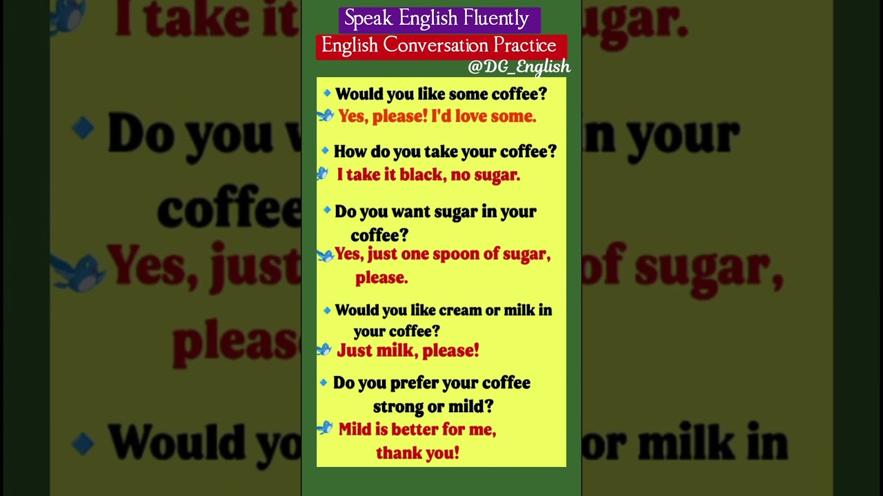 At The Coffee Shop - English Conversation Practice | Advanced English Speaking Practice