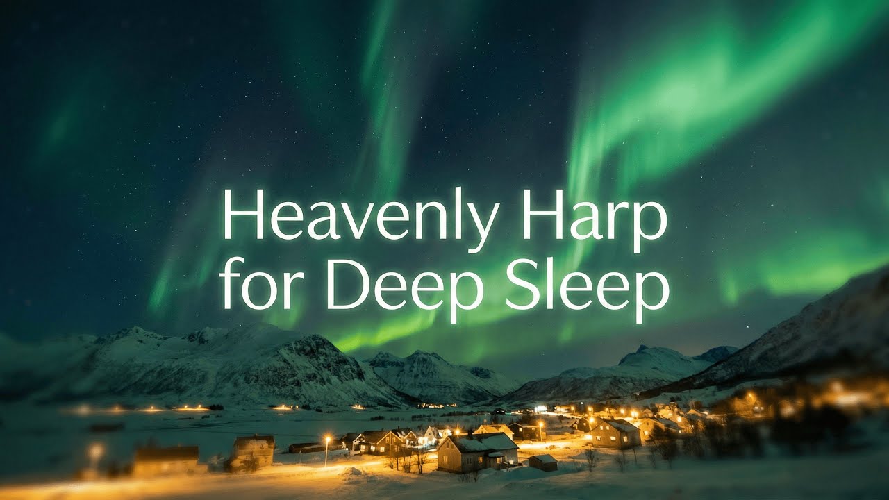 Heavenly Harp for Deep Sleep ✨ Gentle Healing & Divine Calm