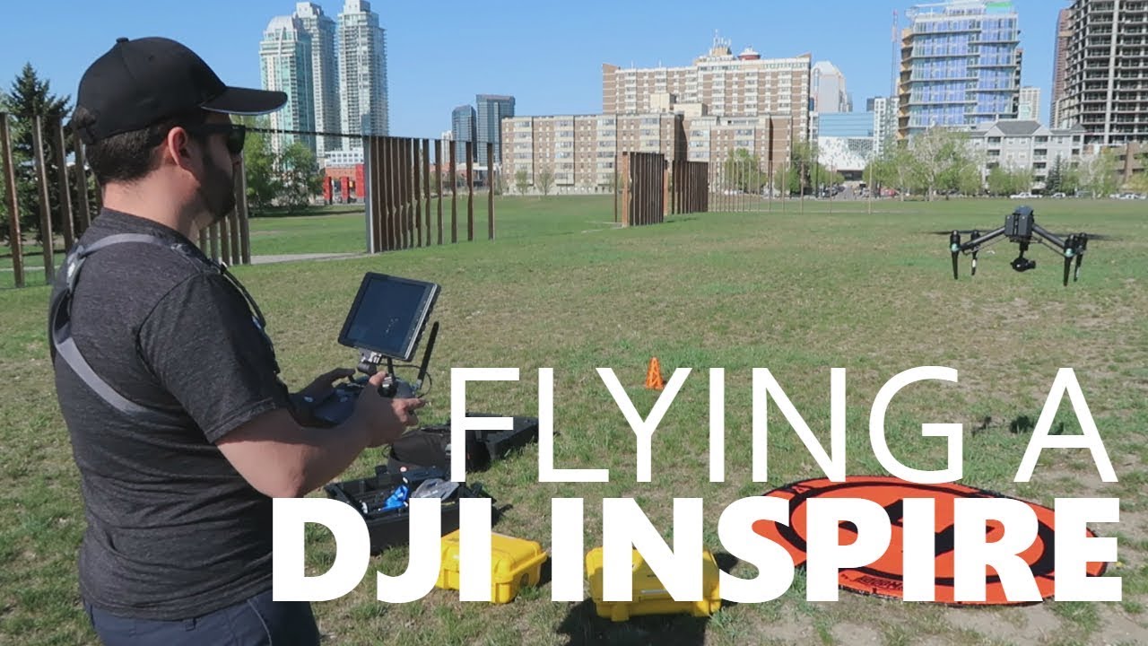 Flying a DJI Inspire 2 FOR THE FIRST TIME!