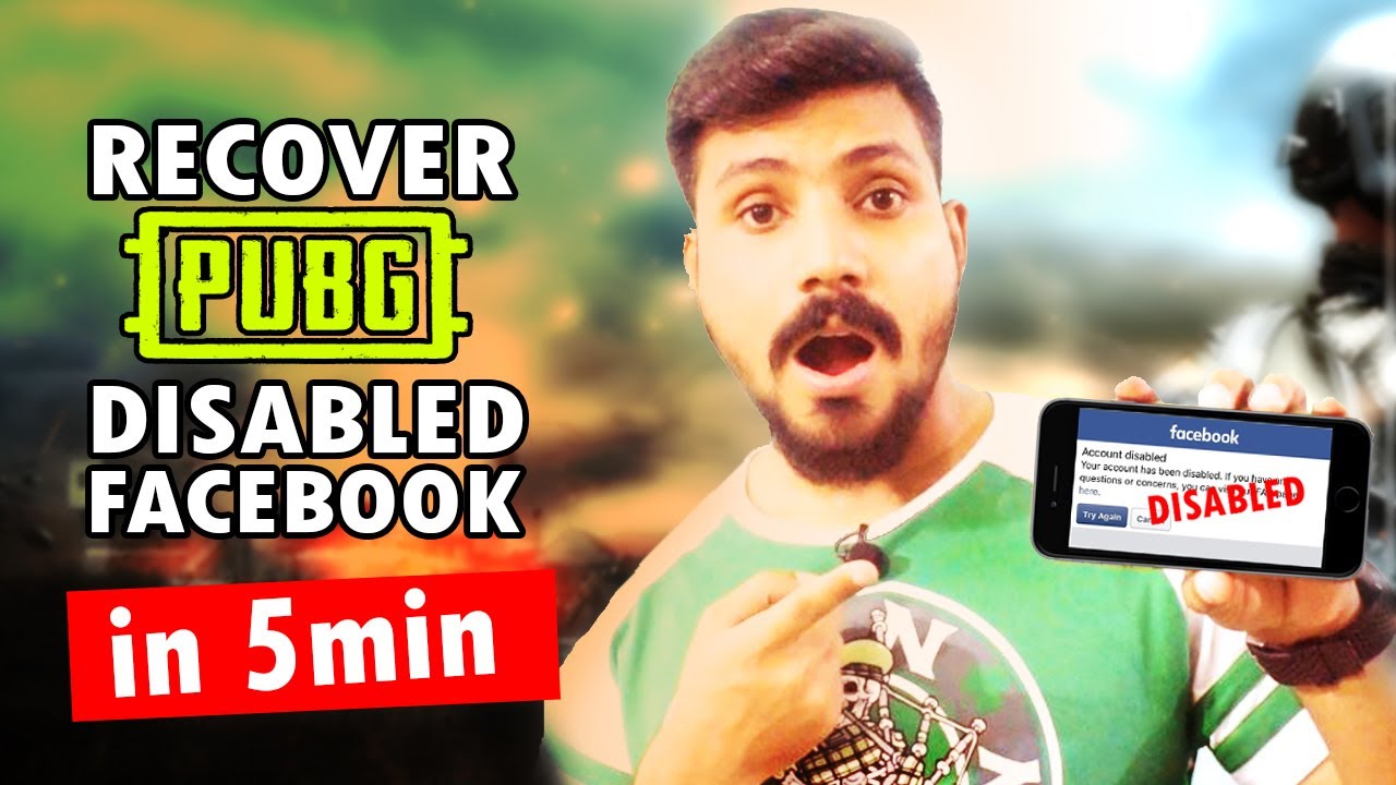 How to Recover Pubg Mobile Disable Facebook Account | Recover Pubg Facebook Account 2021
