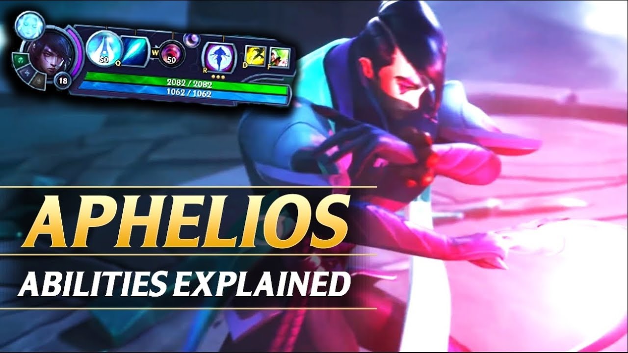 APHELIOS ALL ABILITIES EXPLAINED: 5 Weapons, Insane Gameplay Kit - League of Legends New Champion