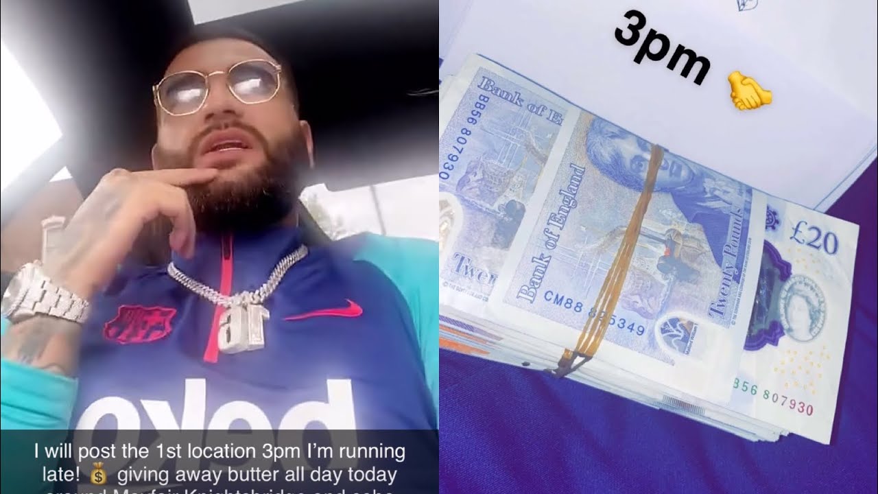 Turk For The Streets Hides £1K In 10 Different Locations Across LDN For The Public | Audio Saviours
