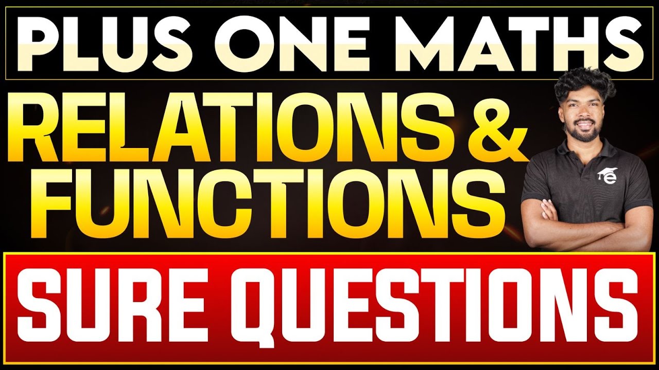 Plus One Maths | Sure Questions | Relations and Functions | Public Exam 2025 | Eduport Plus One