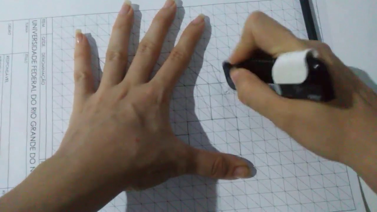 Perspectiva cavaleira(Desenho técnico) - Exercícios resolvidos 02/02