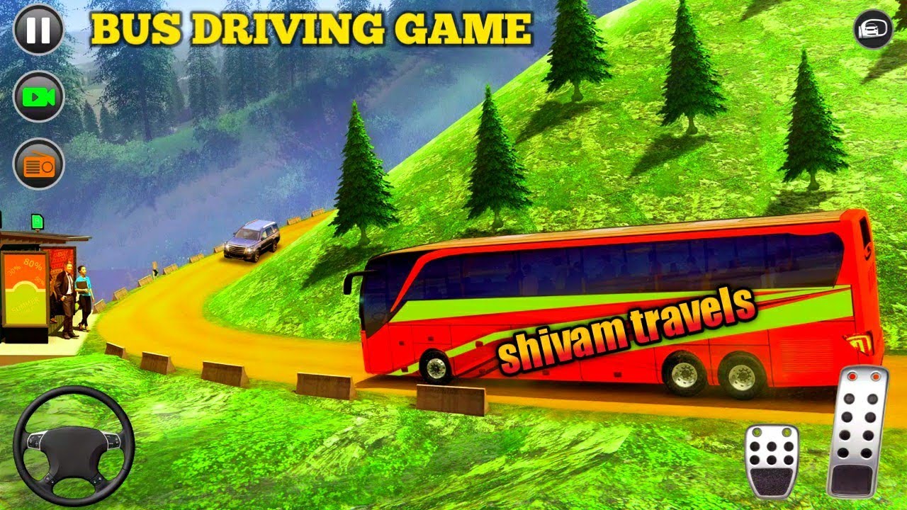 bus game tamil | bus driving game | offroad bus driving 