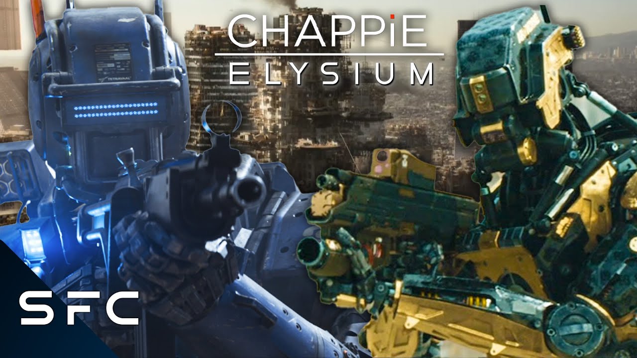 Chappie And Elysium Robot Compilation | Action Packed Movie Scenes!
