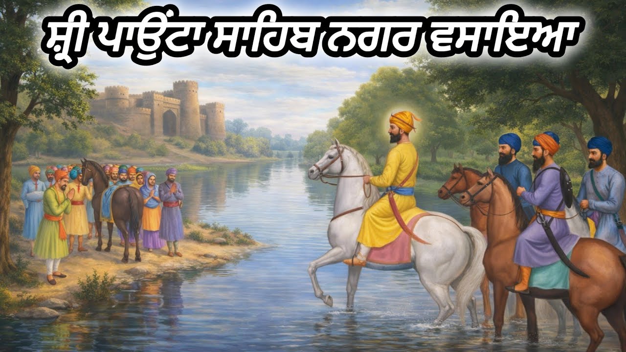 ਸ਼੍ਰੀ ਪਾਉਂਟਾ ਸਾਹਿਬ ਨਗਰ ਵਸਾਇਆ || Giani Sher Singh ji Gurbani Remix Katha Sri Guru Gobind Singh ji 