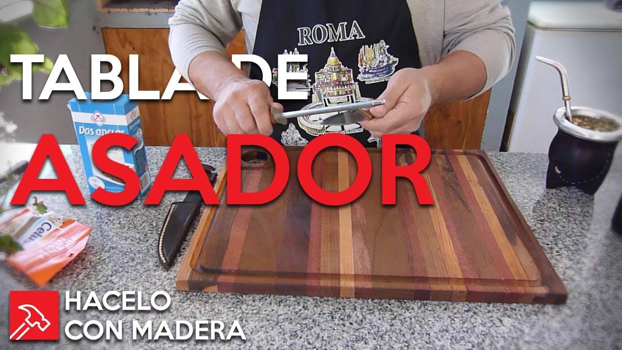 TABLA DE ASADOR - Tipos de Maderas, Colores y Texturas | HACELO CON MADERA