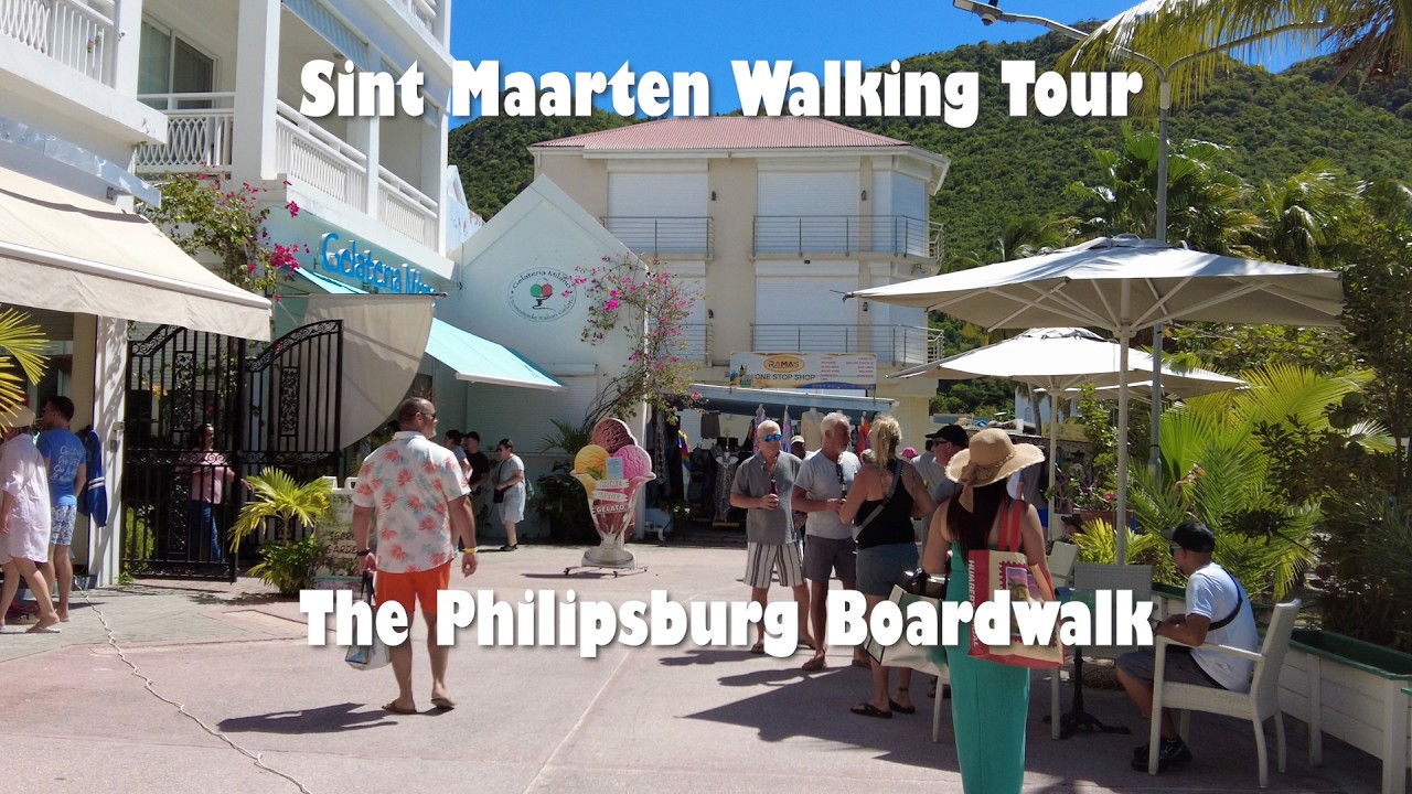Sint Maarten Walking Tour - Philipsburg Boardwalk #walkingtour #philipsburg #stmaarten #sintmaarten
