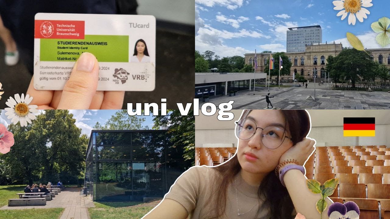 UNI VLOG💻✨ Мои университетские будни в Германии☕️