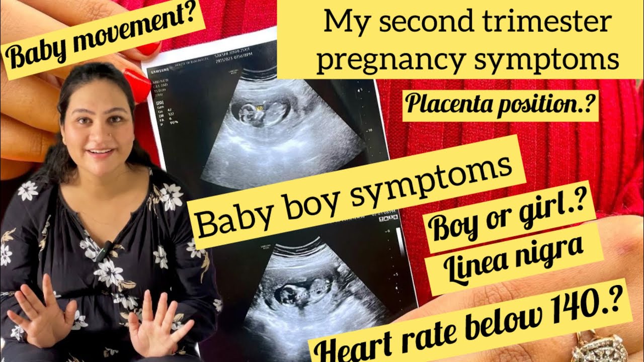 Baby boy symptoms? My second trimester baby boy symptoms.? Heart rate below.? #babyboy